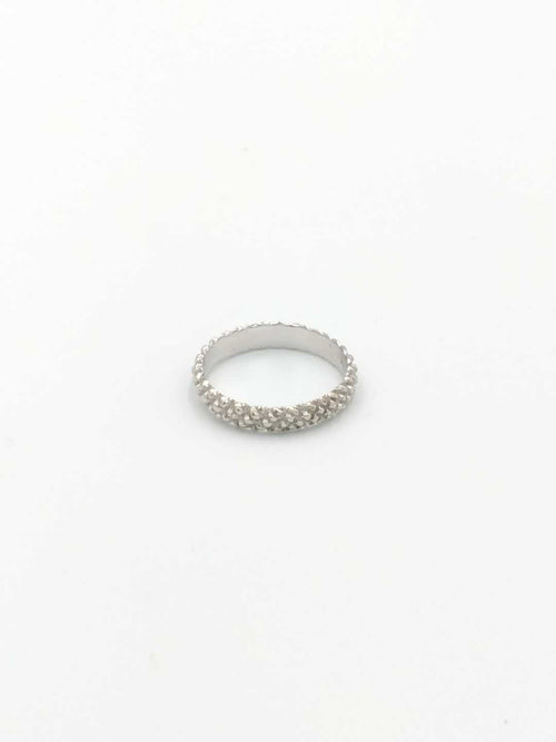 Ring - Wedding Band - White Gold 14k (.585) 3.4 grams Size 9