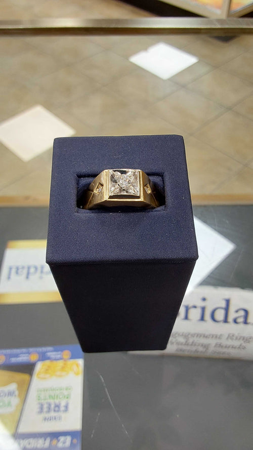 Men's Ring - Yellow Gold 14k (.585) 6.7 grams Size 13