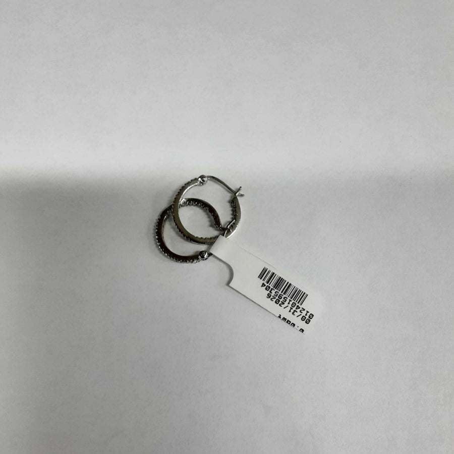 Hoop Earrings - Silver 2.4 grams