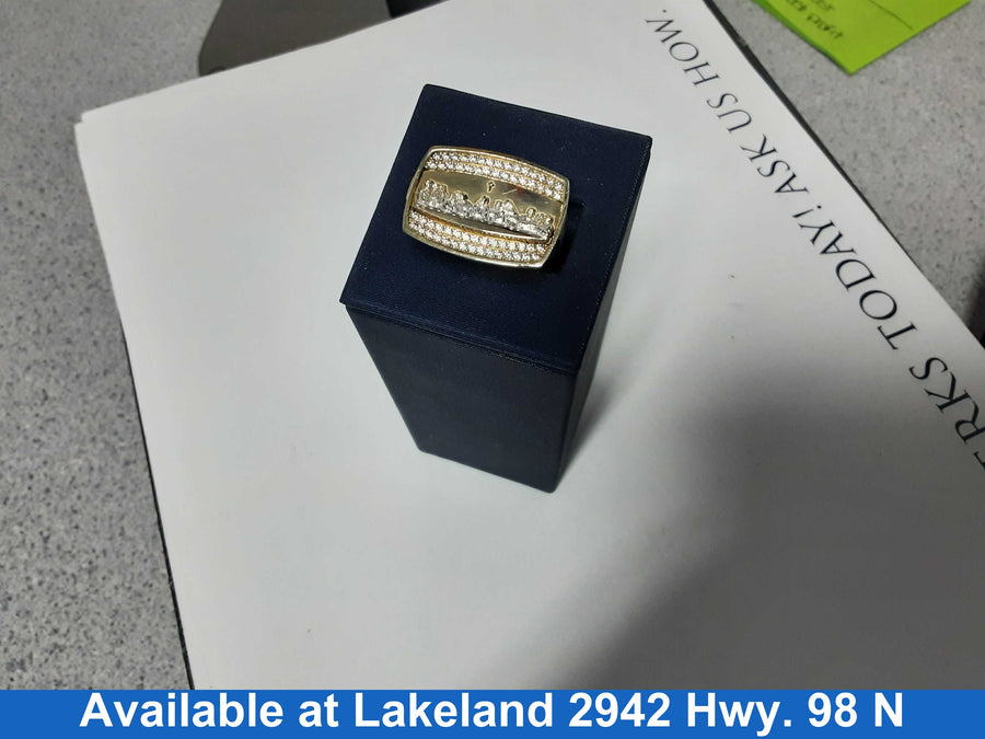 Men's Ring - Yellow Gold 10k (.417) 6.5 grams Size 10