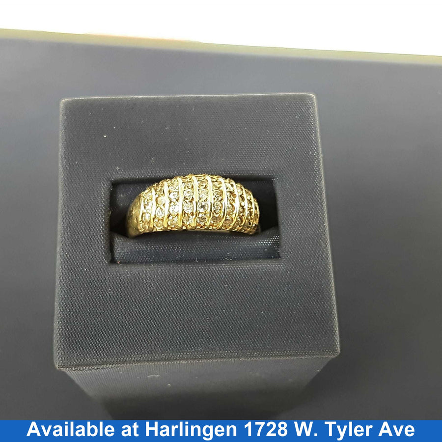 Women's Ring - Yellow Gold 10k (.417) 3.9 grams Size 8