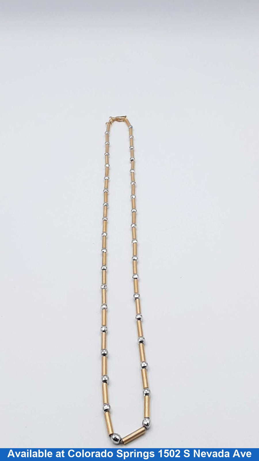 Bead Chain - Yellow Gold 14k (.585) 11.7 grams 20 inch