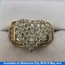 Women's Ring - Yellow Gold 10k (.417) 8.2 grams Size 20