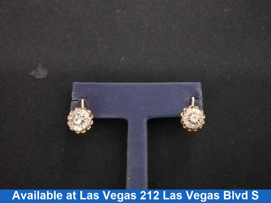 Jacket Earrings - Yellow Gold 14k (.585) 4.7 grams