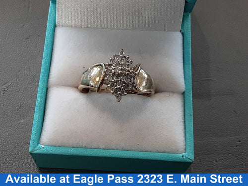 Women's Ring - Yellow Gold 10k (.417) 3.3 grams Size 10