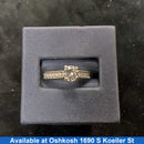 Ring - Wedding Band - White Gold 14k (.585) 4.4 grams Size 7