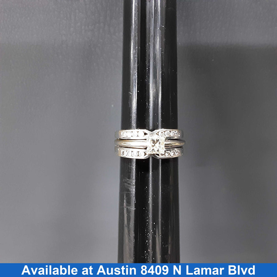 Ring - Wedding Set - Yellow Gold 14k (.585) 6.5 grams Size 6
