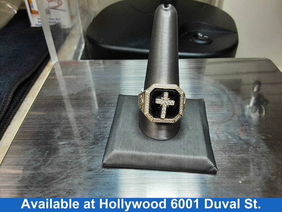 Men's Ring - Yellow Gold 10k (.417) 9 grams Size 11.5