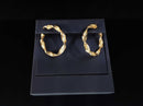 Hoop Earrings - Yellow Gold 14k (.585) 5.3 grams