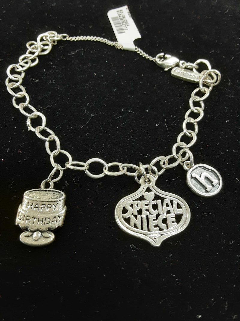 Charm Bracelet Silver 28.36 grams 8 inch