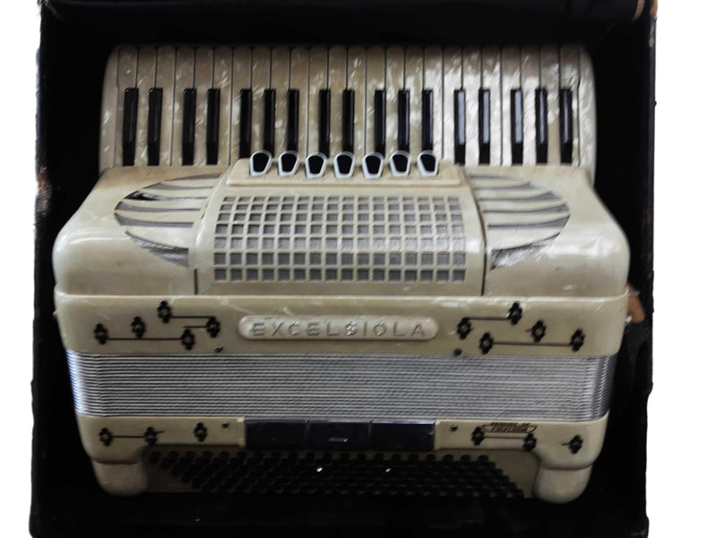 Excelsiola Mnv' Beige / Tan Piano Accordion