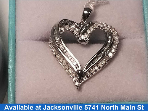 Symbol Pendant - White Gold 10k (.417) 2.7 grams