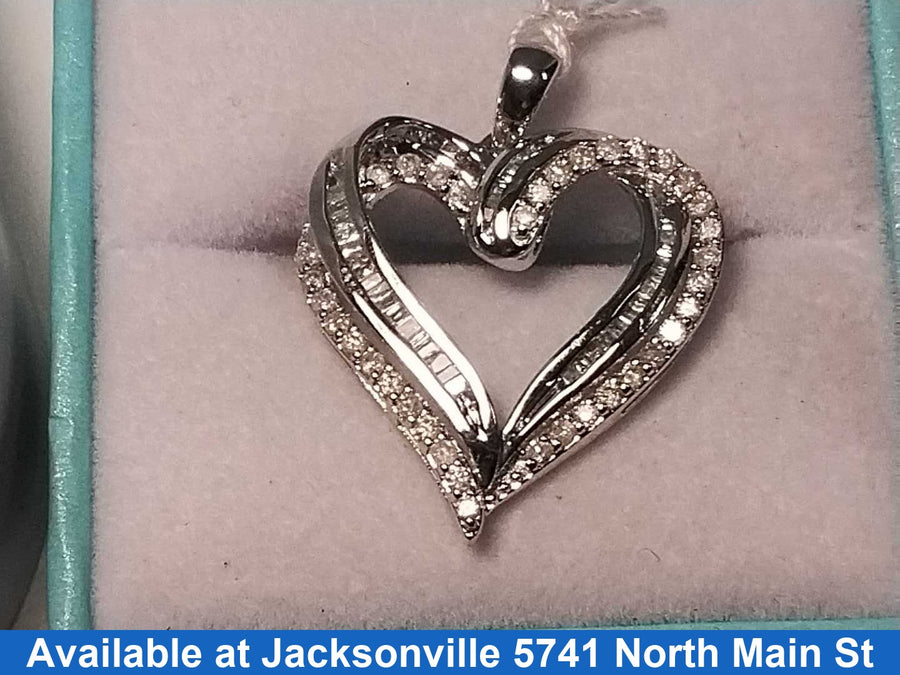 Symbol Pendant - White Gold 10k (.417) 2.7 grams