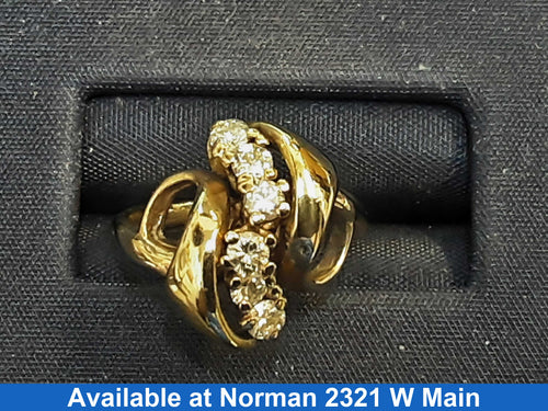 Women's Ring - Yellow Gold 14k (.585) 3.5 grams Size 3