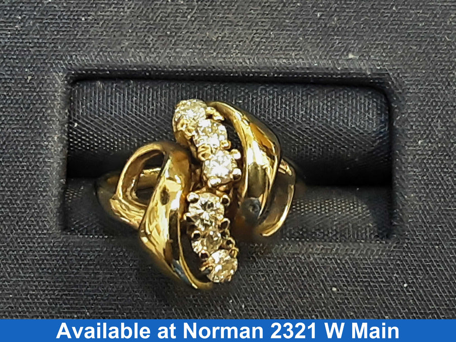 Women's Ring - Yellow Gold 14k (.585) 3.5 grams Size 3