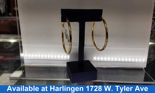 Bangle Earrings - Yellow Gold 10k (.417) 4.8 grams