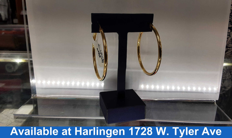 Bangle Earrings - Yellow Gold 10k (.417) 4.8 grams