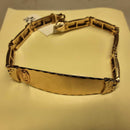 ID Bracelet - Yellow Gold 14k (.585) 11.4 grams 6 inch