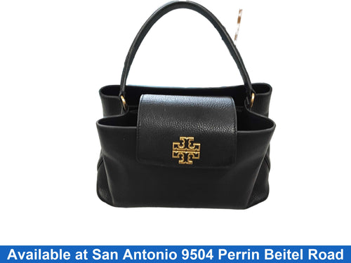 Tory Burch Small Satchel Cross Body Black Purse / Handbag