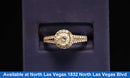 Ring - Wedding Set - White Gold 14k (.585) 3.6 grams Size 8