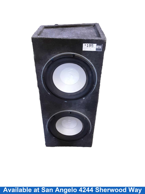 Infinity Speakers White Car Sub-Woofer