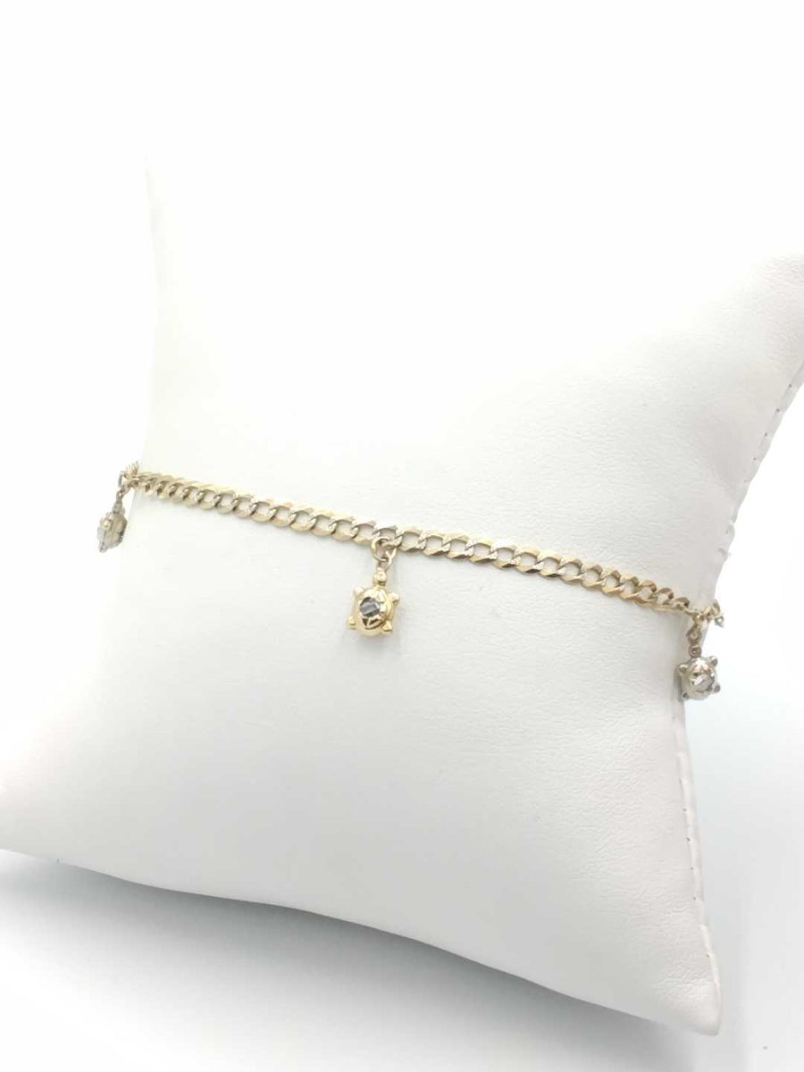 Cuban Link Bracelet - Yellow Gold 14k (.585) 7 grams 10 inch