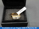 Ring - Wedding Set - Yellow Gold 14k (.585) 7.4 grams Size 20
