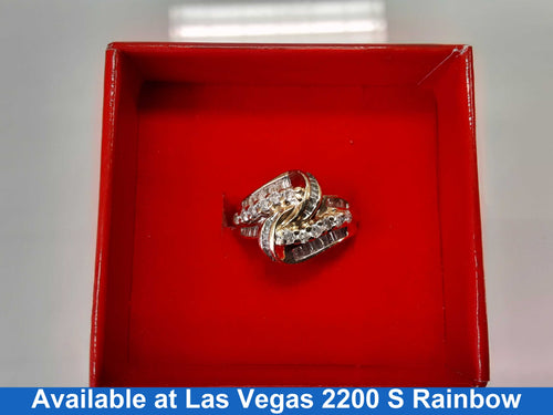 Women's Ring - Yellow Gold 10k (.417) 4 grams Size 20