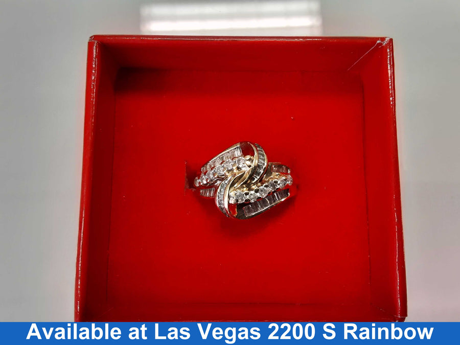Women's Ring - Yellow Gold 10k (.417) 4 grams Size 20