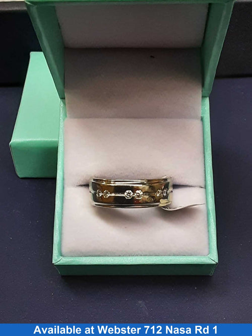 Women's Ring - Anniversary - White Gold 10k (.417) 7.7 grams Size 10