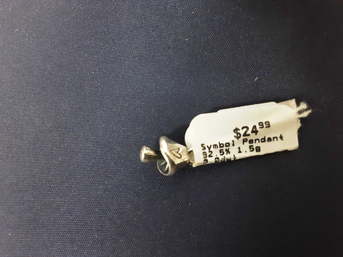 Symbol Pendant - Silver 1.5 grams