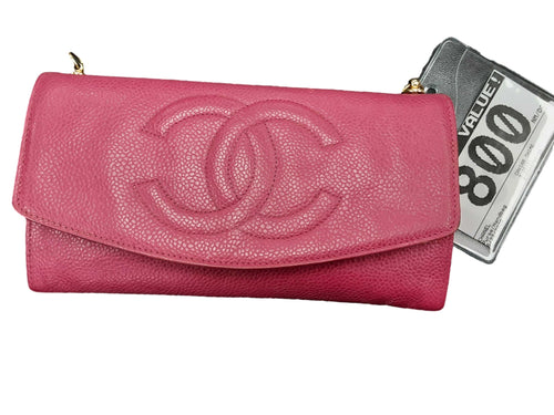 Chanel Caviar Thime Pink Purse / Handbag