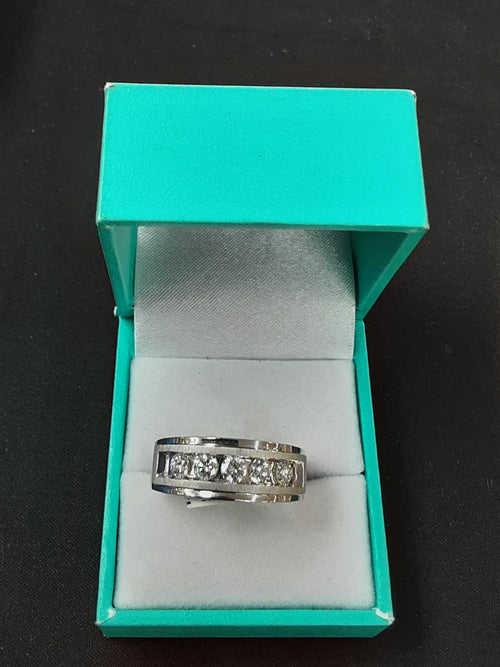 Ring - Wedding Band - White Gold 10k (.417) 8.5 grams Size 8.5