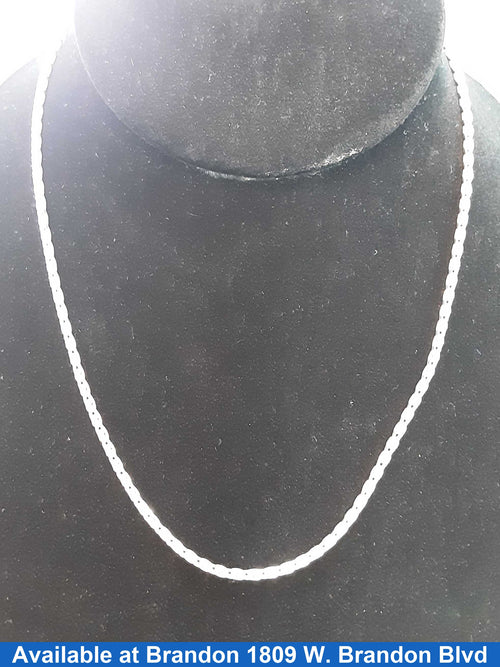 Rope Chain - White Gold 14k (.585) 8 grams 16 inch