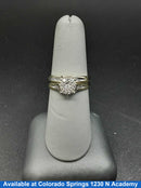 Ring - Engagement Set - Yellow Gold 10k (.417) 3.3 grams Size 7