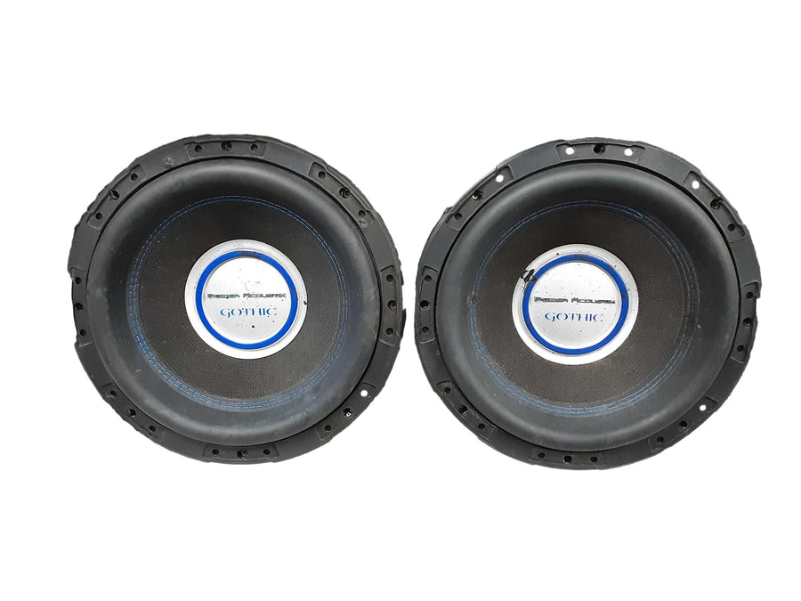 Power Acoustic Gothic Black Car Sub-Woofer
