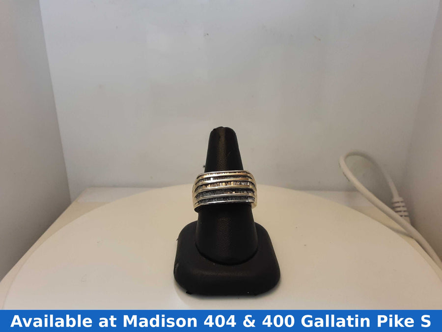 Men's Ring - White Gold 10k (.417) 13 grams Size 9.5