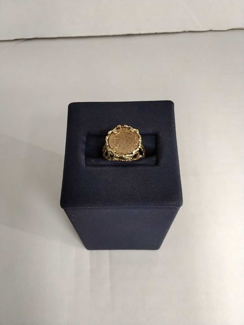 Men's Ring - Yellow Gold 14k (.585) 2.1 grams Size 4