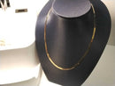 Herringbone Chain - Yellow Gold 18k (.750) 3.6 grams 16 inch