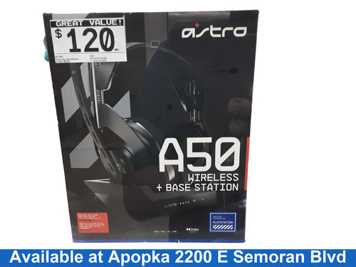 Astro A50 Black Gaming Headset
