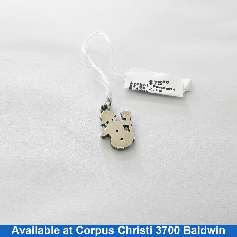 Symbol Pendant - Silver 2.1 grams