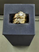 Ring - Engagement Set - Yellow Gold 10k (.417) 5.3 grams Size 6