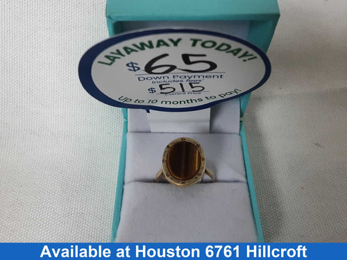 Women's Ring - Yellow Gold 14k (.585) 3.6 grams Size 9