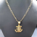Figaro Chain - Yellow Gold 14k (.585) 13.9 grams 22 inch