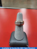 Women's Ring - Anniversary - Yellow Gold 14k (.585) 11.1 grams Size 6