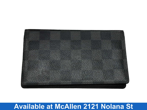 Louis Vuitton Damier Graphite Bi-fold Black Wallet