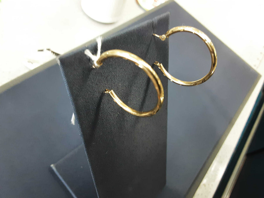 Hoop Earrings - Yellow Gold 14k (.585) 1.3 grams