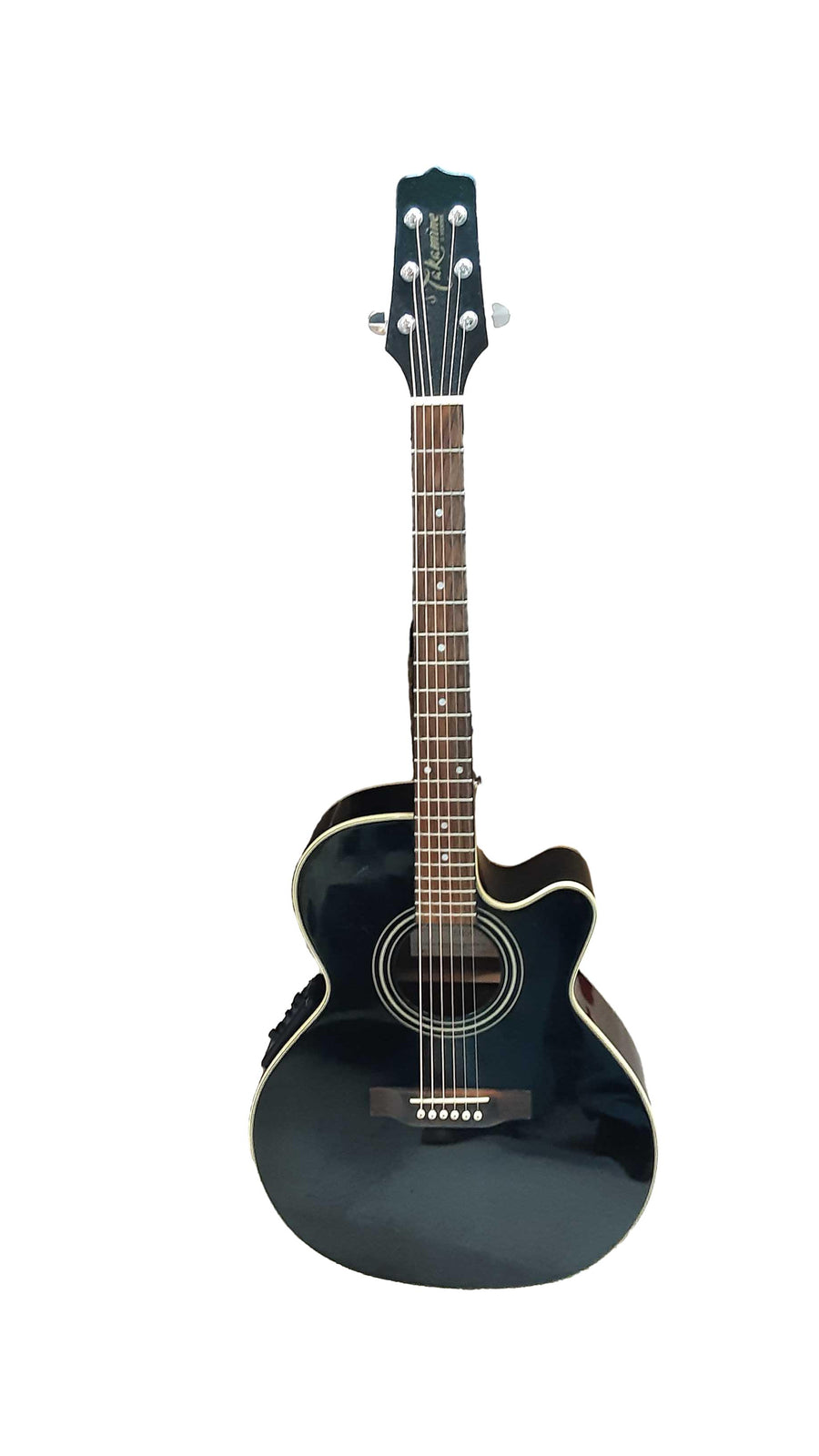 Cakamin Eg541c Black Acoustic / Electric Classic Guitar