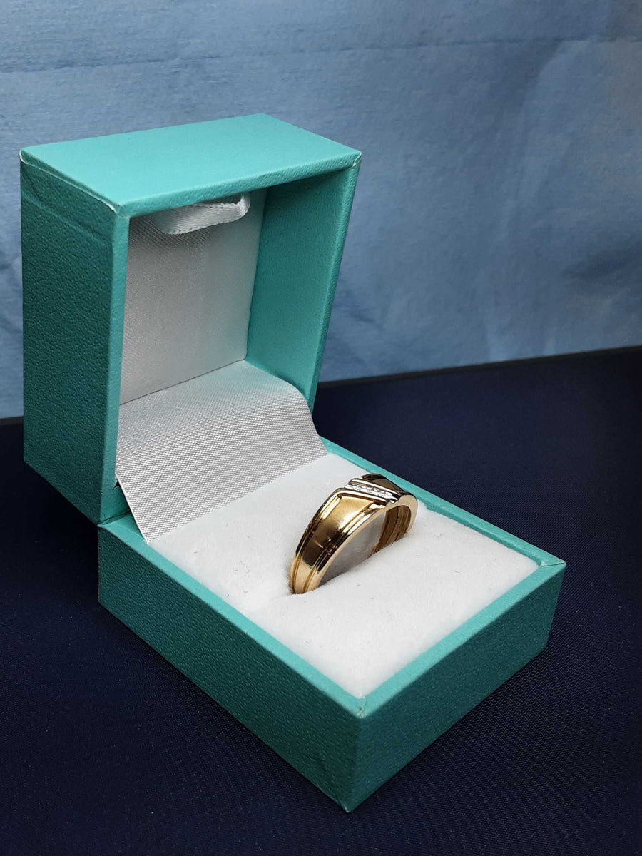 Ring - Wedding Band - Yellow Gold 10k (.417) 2.9 grams Size 10