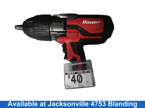 Bauer 1882e-b Red Corded Impact Drill